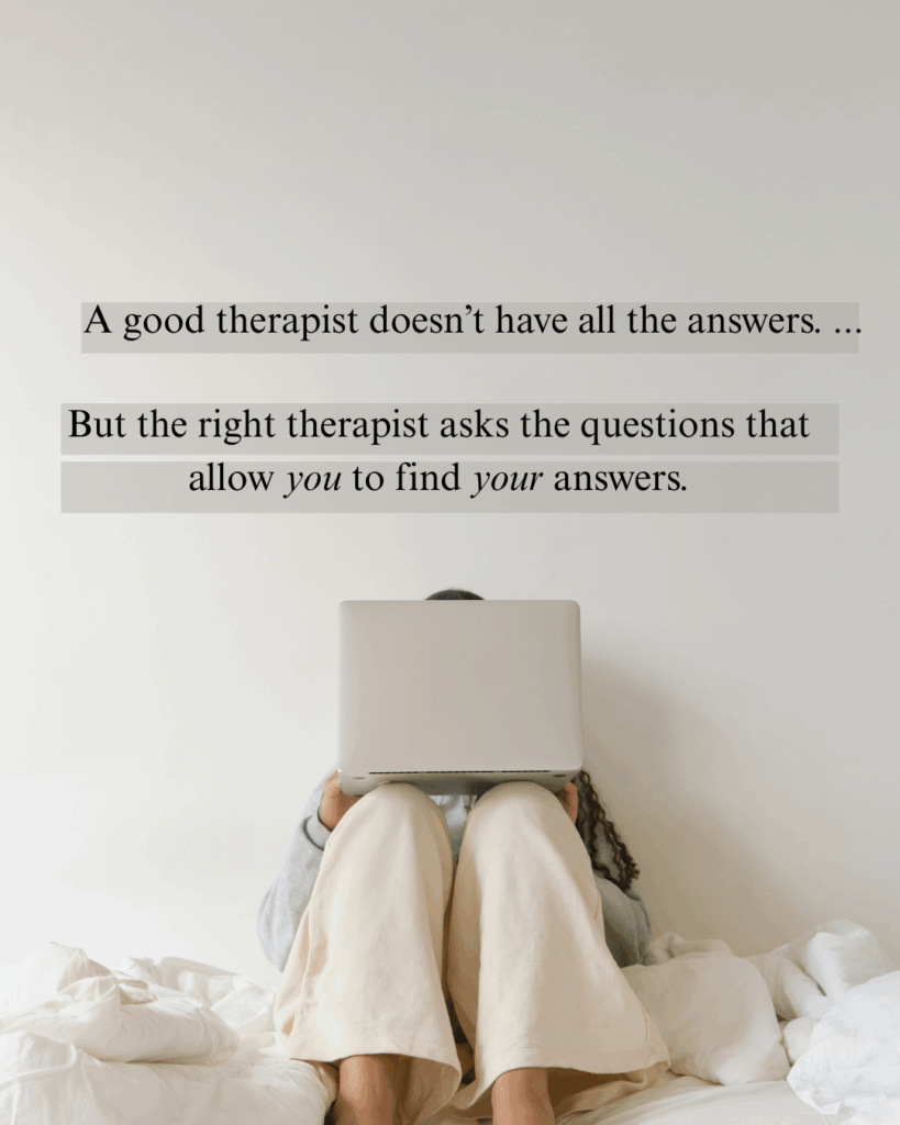 find the right therapist